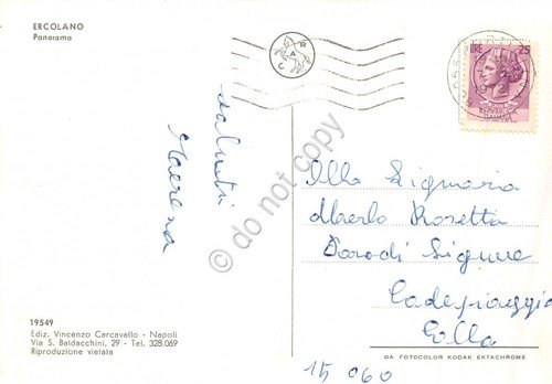 Cartolina Ercolano Panorama 1972 (Napoli) | Immagine Gallery 2