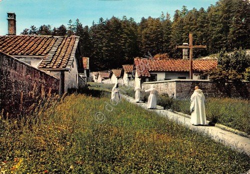 Cartolina Eremo di Camaldoli Eremiti ritornano nelle loro celle 1966 …