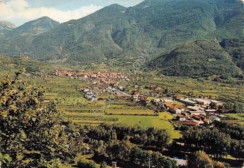 Cartolina Esine Brescia Panorama 1973