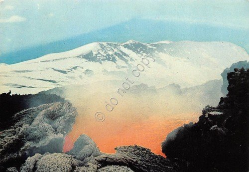 Cartolina Etna Bocca effusiva (Catania) | Immagine principale