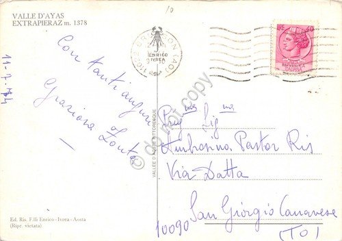 Cartolina Extrapieraz 4 vedute panorama (Aosta) | Immagine Gallery 2