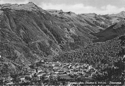 Cartolina Fanano Panorama 1955