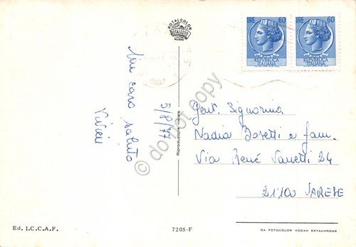 Cartolina Fano 3 vedute paese mare barche porticciolo (Pesaro) | Immagine Gallery 2