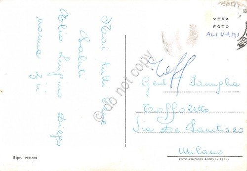 Cartolina Fano Piazza Mamiani Scuole Rossi Bar | Immagine Gallery 2