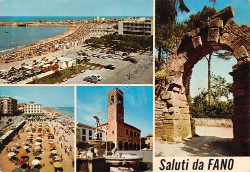 Cartolina Fano vedute 1982 (Pesaro) | Immagine principale