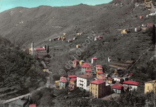Cartolina Favale di Malvaro panorama 1967