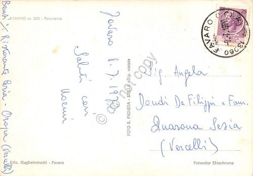 Cartolina Favaro panorama 1970 | Immagine Gallery 2