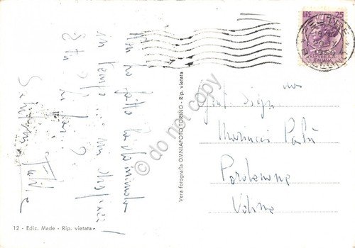 Cartolina Feltre Panorama anni '50 (Belluno) | Immagine Gallery 2