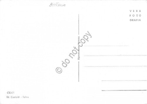 Cartolina Feltre Piazza Maggiore | Immagine Gallery 2