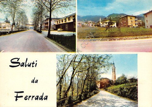 Cartolina Ferrada vedute 1972