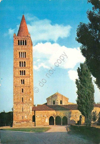 Cartolina Ferrara Abbazia di Pomposa Chiesa e Campanile | Immagine principale