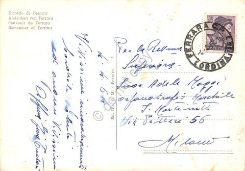 Cartolina Ferrara vedute 1964 | Immagine Gallery 2