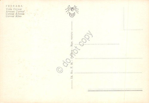 Cartolina Ferrara Viale Cavour dall'alto Standa auto case bus anni … | Immagine Gallery 2