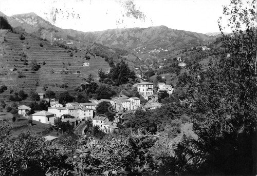 Cartolina Ferriere di Lumarzo 1966 panorama
