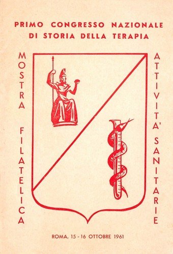 Cartolina Filatelica 1° Congresso storia della Terapia Roma 1961 | Immagine principale