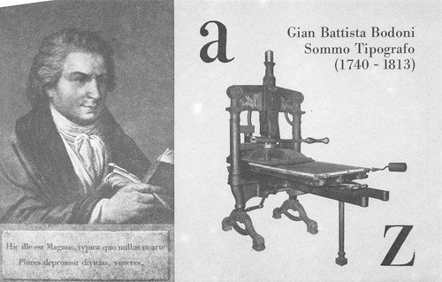 Cartolina filatelica Anniversario morte G.B.Bodoni Parma 1983