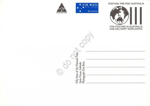 Cartolina Filatelica Australia National Trust 45c 1995 | Immagine Gallery 2