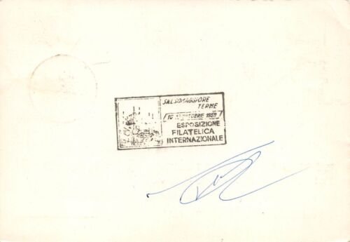 Cartolina filatelica Esposizione filatelica di Posta Aerea Efist Salsomaggiore