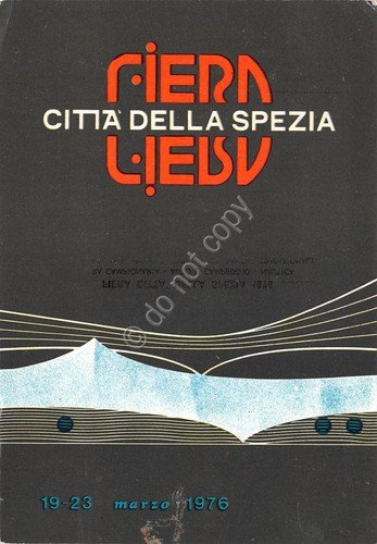 Cartolina filatelica La Spezia Fiera campionaria 1976 timbro filatelico macchia | Immagine principale