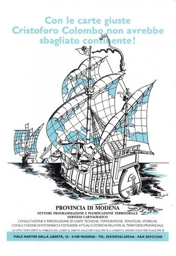 Cartolina filatelica Settore territoriale cartografico Colombo Modena 1992 | Immagine principale