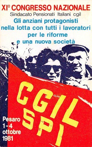 Cartolina filatelica XI Congresso Nazionale Sindacato Pensionati CGIL Pesaro1981