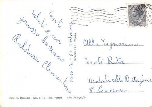 Cartolina Finale Ligure La Marinella 1958 (Savona) | Immagine Gallery 2