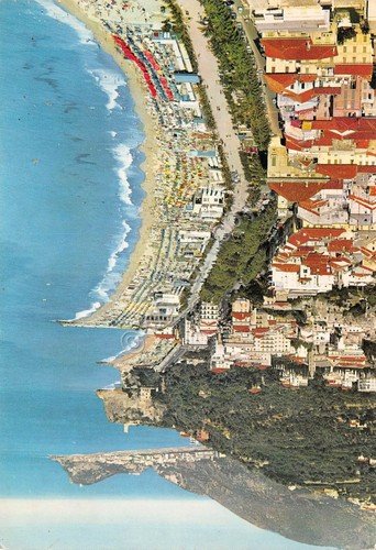 Cartolina Finale Ligure Panorama aereo spiaggia 1980 | Immagine principale