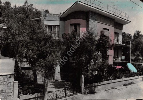 Cartolina Finale Ligure Pensione Villa Patrizia 1958 colorata | Immagine Gallery 1