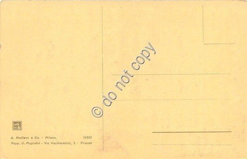 Cartolina Firenze Campanile di Giotto Ed. Modiano | Immagine Gallery 2