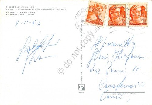 Cartolina Firenze Campi Bisenzio Chiesa S. Giovanni B. dell'Autostrada del … | Immagine Gallery 2