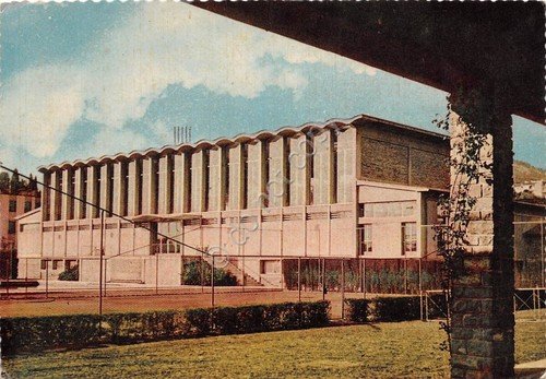 Cartolina Firenze Centro tecnico federale Ridolfi FIGC Tennis palestra 1962
