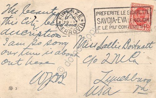 Cartolina Firenze Chiesa di Or San Michele fotografica animata anni … | Immagine Gallery 2