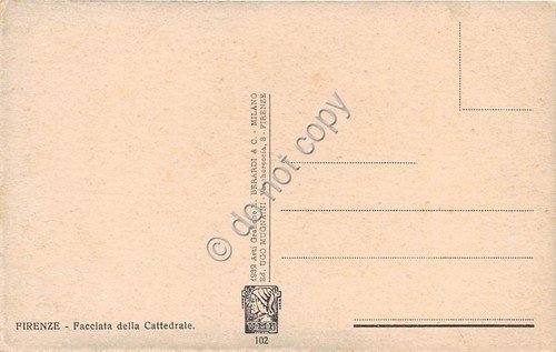 Cartolina Firenze facciata della Cattedrale animata | Immagine Gallery 2