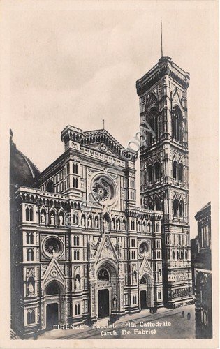 Cartolina Firenze Facciata della Cattedrale Ed. Alterocca | Immagine principale