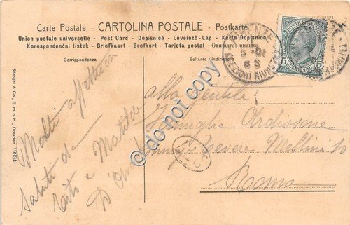 Cartolina Firenze Illustrata Gino Panerai Palazzo Vecchio Interno primi '900 | Immagine Gallery 2