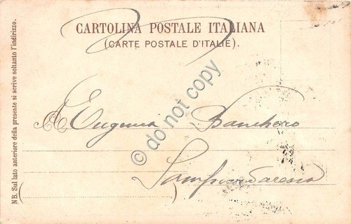 Cartolina Firenze Illustrata Palazzo Vecchio Uffizi primi '900