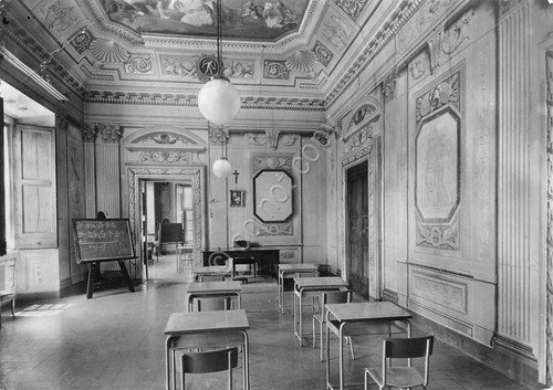 Cartolina Firenze Istituto SS Annunziata aula scolastica anni '60 | Immagine principale
