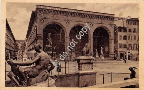 Cartolina Firenze Loggia dei Lanzi | Immagine principale