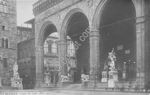 Cartolina Firenze Loggia dei Lanzi Foto cartolina