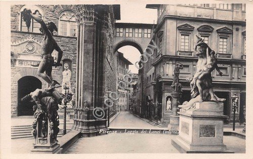 Cartolina Firenze Loggia dei Lanzi interno Ed Alterocca | Immagine principale