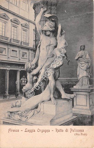 Cartolina Firenze Loggia Orgagna Ratto di Polissena | Immagine principale