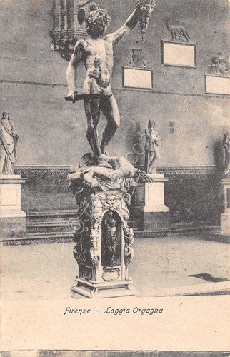 Cartolina Firenze Loggia Orgagna Timbro targhetta Postagiro 1931 | Immagine Gallery 2