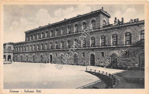 Cartolina Firenze Palazzo Pitti anni '30