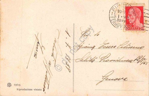 Cartolina Firenze Palazzo Pretorio gruppi di figure in abiti del … | Immagine Gallery 2