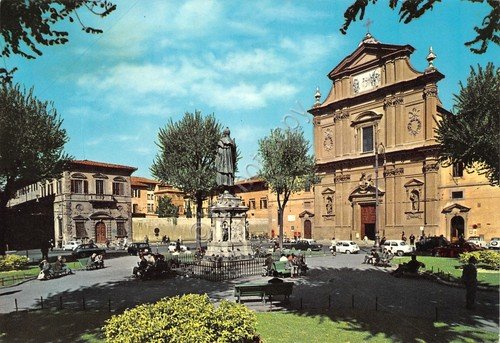 Cartolina Firenze Piazza San Marco animata auto 1965 | Immagine principale