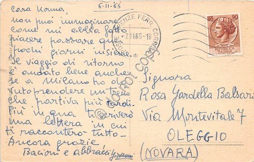 Cartolina Firenze Ponte Vecchio 1965 | Immagine Gallery 2