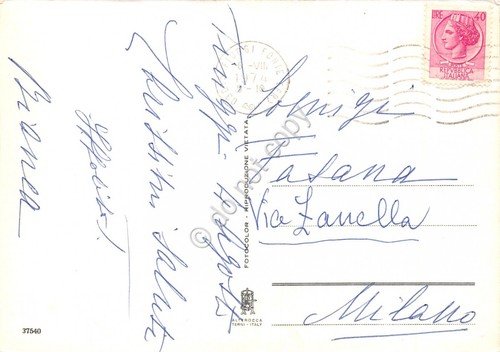 Cartolina Fiuggi Fonte 5 vedute piscina costumi passeggiata alberghi (Frosinone) | Immagine Gallery 2