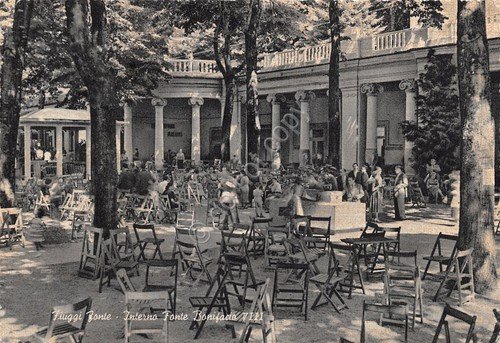 Cartolina Fiuggi Fonte Interno Fonte Bonifacio VIII animata 1958 | Immagine principale