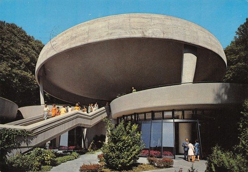 Cartolina Fiuggi Fonte Nuovo Complesso termale Bonifacio VIII 1985