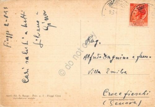 Cartolina Fiuggi Fonte Piazza Spada fontana 1954 | Immagine Gallery 2